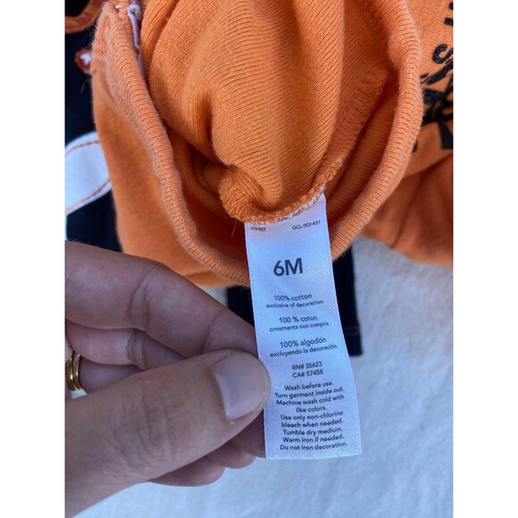 Carter's Halloween “I'm so Cute it's Spooky” Onesy 6 Months Infant Spooky Season - Picture 7 of 8